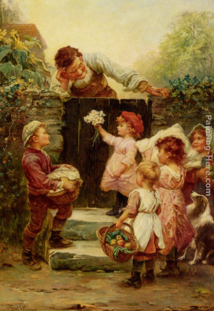 Grandfathers Birthday painting - Frederick Morgan Grandfathers Birthday art painting